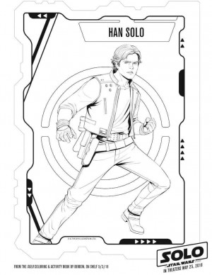 Star Wars Hans Solo Free Printable Activity Sheets