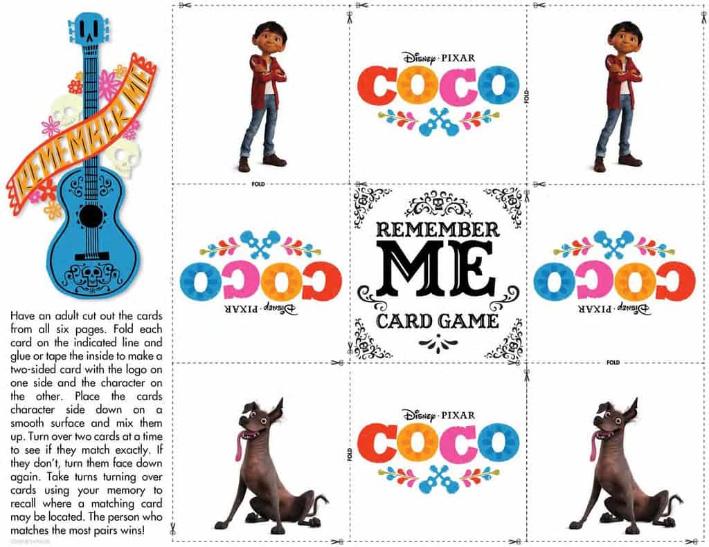 Guitar Coco Box, Coco Party Supplies, Template Box, Coco Printable